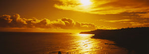 Sunset over the sea, Maui, Maui County, Hawaii, USA