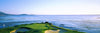 Sand traps in a golf course, Pebble Beach Golf Course, Pebble Beach, Monterey County, California, USA