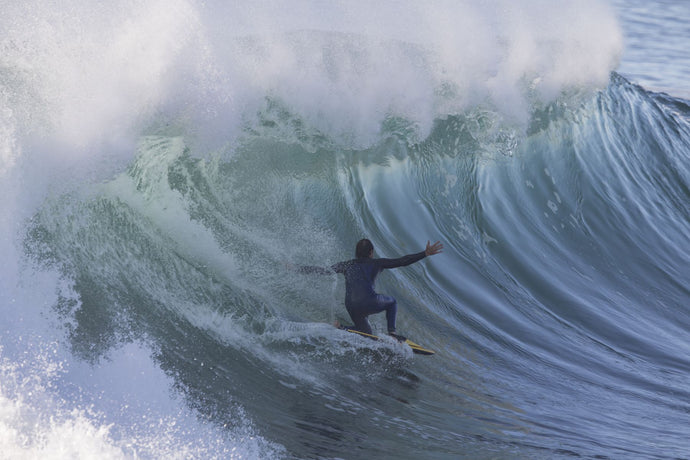 Waves in the Pacific Ocean, Newport Beach, Orange County, California, USA