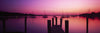 Silhouette of boats in a lake at sunset, Lake Macatawa, Holland, Ottawa County, Michigan, USA