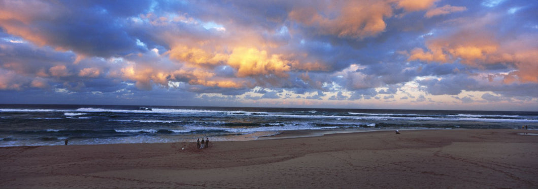 Scenic view of beach at the sunset, South Africa