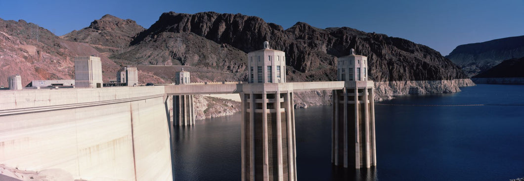 Dam on the river, Hoover Dam, Colorado River, Arizona, USA