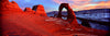 Natural arch in a desert, Delicate Arch, Arches National Park, Utah, USA