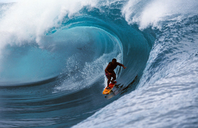 Surfer in the sea