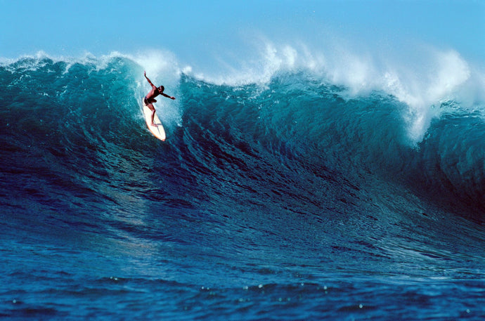 Man surfing in the sea