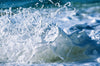 Foam splashes in the sea