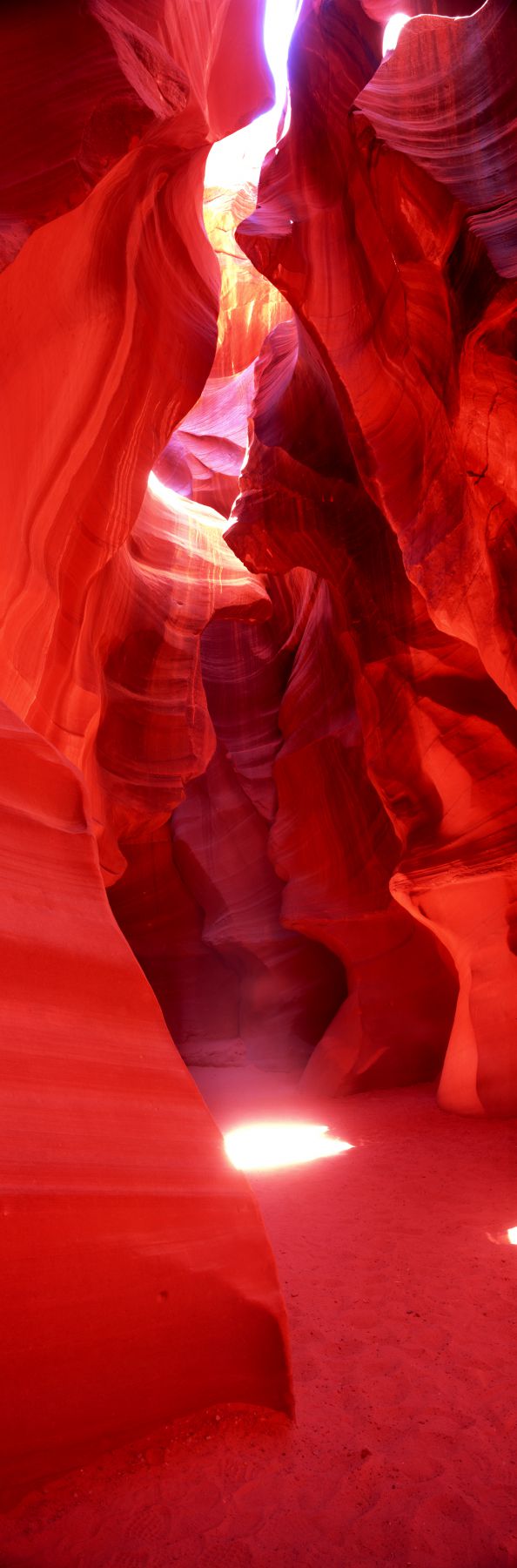 Rock formations in a canyon, Antelope Canyon, Lake Powell Navajo Tribal Park, Arizona, USA