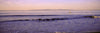 Paddle-boarder in sea, Santa Rosa Island, Santa Rosa County, California, USA