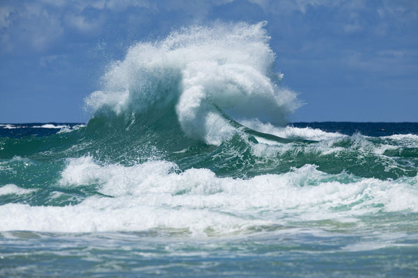 Waves in the ocean, Coral Sea, Surfers Paradise, Queensland, Australia