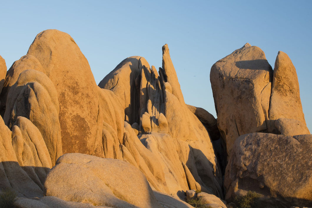 Scenic view of rock formations, Joshua Tree National Park, California, USA
