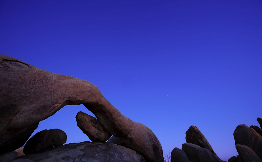 Scenic view of rock formations, Joshua Tree National Park, California, USA