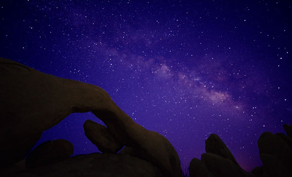 Scenic view of rock formations, Joshua Tree National Park, California, USA