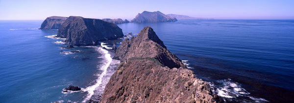 Islands in the ocean, Anacapa Island, Santa Cruz Island, California, USA