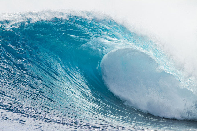 Waves in the ocean, Tahiti, French Polynesia