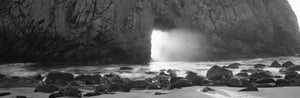Rock formation on the beach, Pfeiffer Beach, Big Sur, California, USA