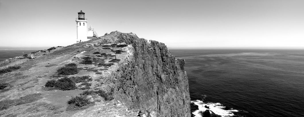 Lighthouse at a coast, Anacapa Island Lighthouse, Anacapa Island, California, USA