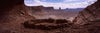 Stone circle on an arid landscape, False Kiva, Canyonlands National Park, San Juan County, Utah, USA