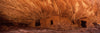 Dwelling structures on a cliff, House Of Fire, Anasazi Ruins, Mule Canyon, Utah, USA