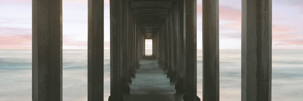 Scripps Pier into the Pacific Ocean, La Jolla, San Diego, San Diego County, California, USA