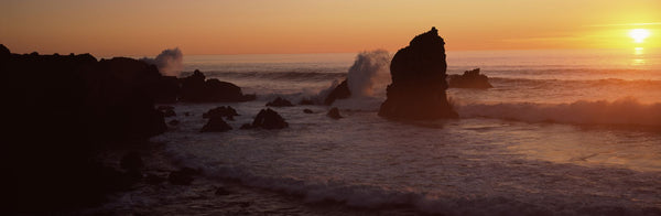 Rocks in the sea, California, USA