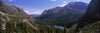 Lake surrounded with mountains, Alpine Lake, US Glacier National Park, Montana, USA