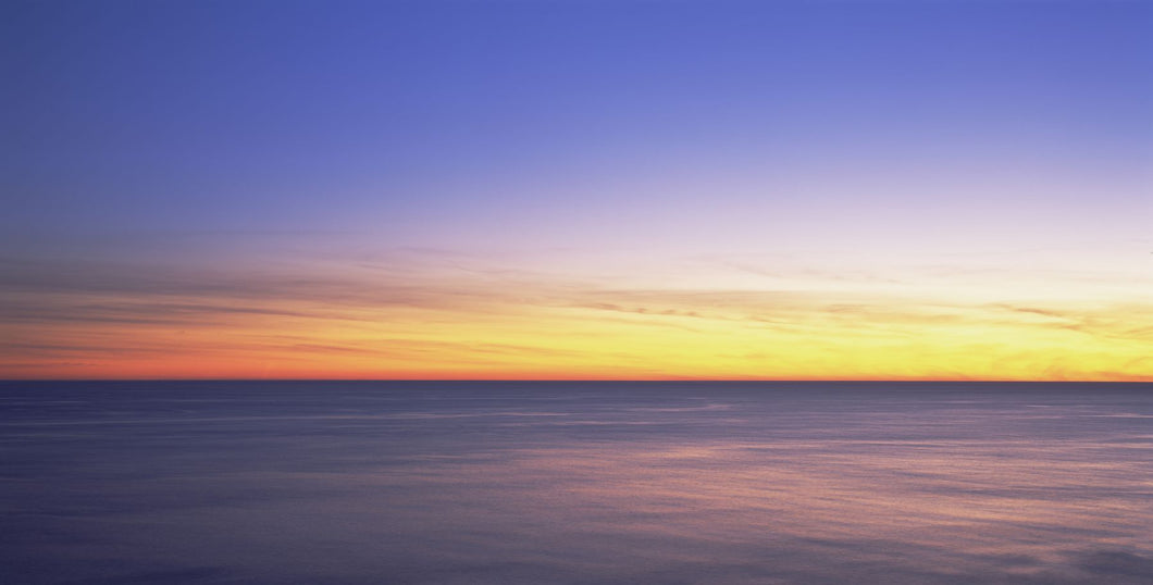 Pacific Ocean at sunset, Big Sur, California, USA
