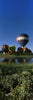 Reflection of hot air balloons in a lake, Hot Air Balloon Rodeo, Steamboat Springs, Routt County, Colorado, USA