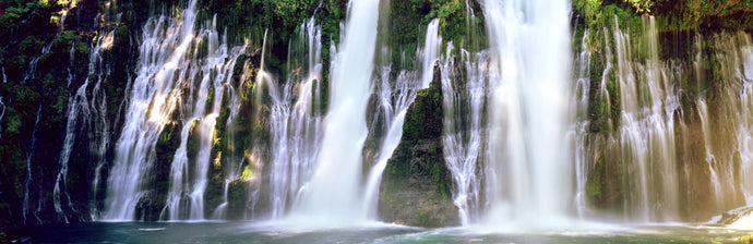 Waterfall in a forest, McArthur-Burney Falls Memorial State Park, California, USA