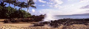 Rock formations at the coast, Maui Coast, Makena, Maui, Hawaii, USA