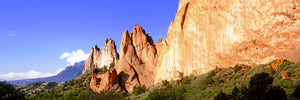 Rock formations on a landscape, Garden of The Gods, Colorado Springs, Colorado, USA