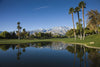 Pond in a golf course, Desert Princess Country Club, Palm Springs, Riverside County, California, USA