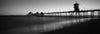 Pier in the sea, Huntington Beach Pier, Huntington Beach, Orange County, California, USA
