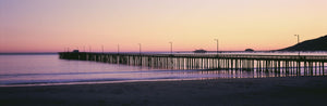 Pier at sunset, Avila Beach Pier, San Luis Obispo County, California, USA
