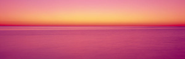 View of ocean at sunset, Cape Cod, Massachusetts, USA