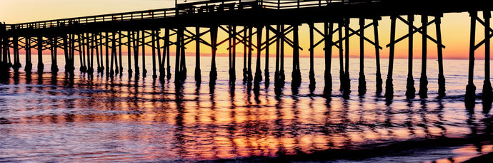 Ventura Pier at sunset, Ventura, California, USA