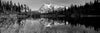 Reflection of mountains in a lake, Mt Shuksan, Picture Lake, North Cascades National Park, Washington State, USA