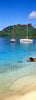 Sailboats in the ocean, Tahiti, Society Islands, French Polynesia