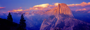Sunlight falling on a mountain, Half Dome, Yosemite Valley, Yosemite National Park, California, USA