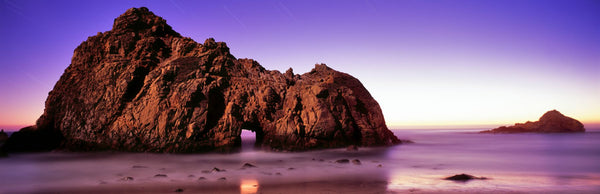 Rock formations on the beach, Pfeiffer Beach, Big Sur, California, USA