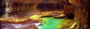 Rock formations in a slot canyon, The Subway, Zion National Park, Utah, USA
