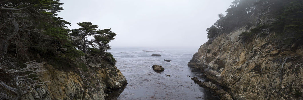 Rock formations on the coast, Point Lobos State Reserve, Monterey County, California, USA