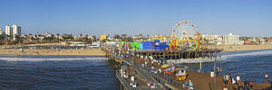 Amusement park, Santa Monica Pier, Santa Monica, Los Angeles County, California, USA