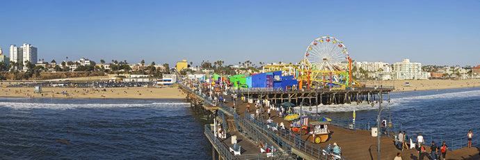 Amusement park, Santa Monica Pier, Santa Monica, Los Angeles County, California, USA