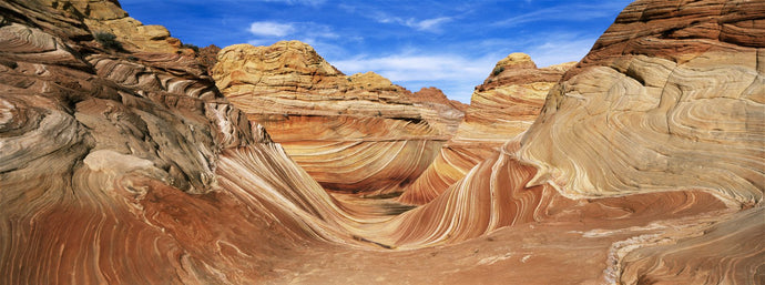 Canyon on a landscape, Vermillion Cliffs, Arizona, USA