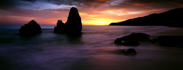 Rodeo Beach at sunset, Golden Gate National Recreation Area, California, USA