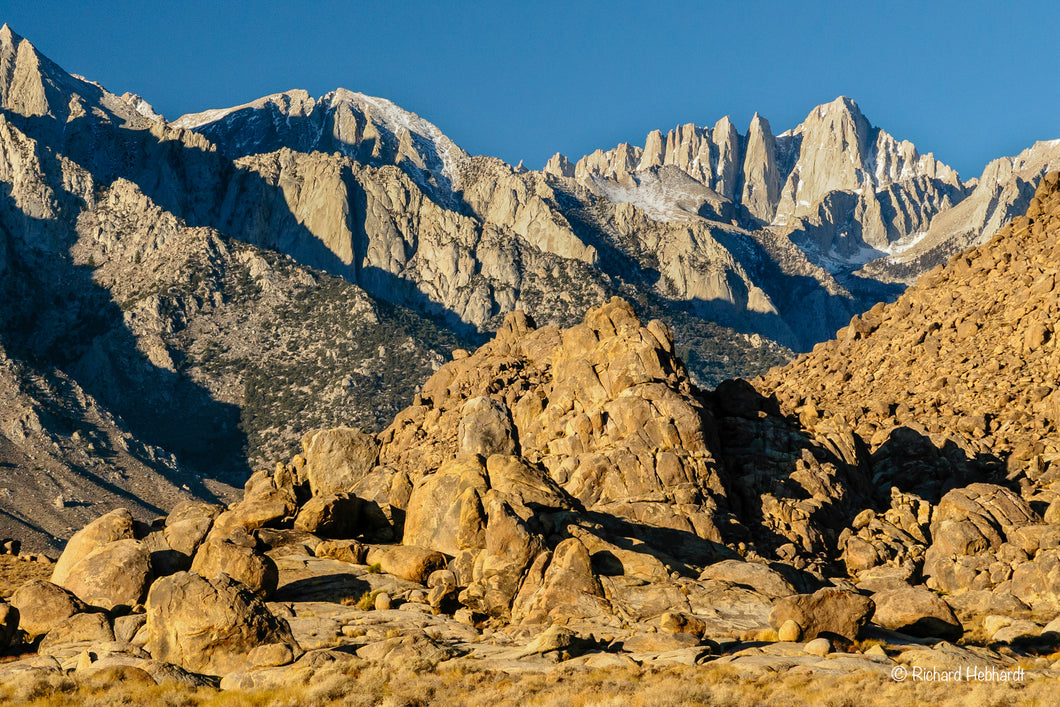Early Morning Light, Mt. Whitney, Sierra Nevada Mtns., CA