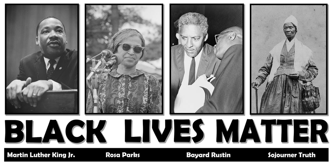 Black Lives Matter Civil Rights Leaders Poster