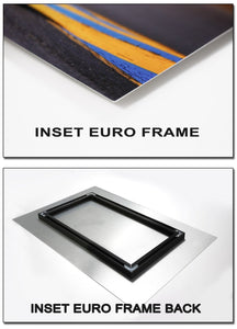 Metal Print with Inset Euro Frame