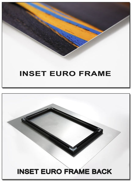 Metal Print with Inset Euro Frame